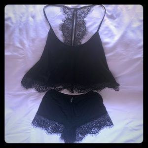 Adore Me lingerie set - lace tank and short set
